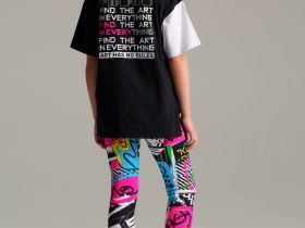 Брюки трикотажные для девочек (легинсы)