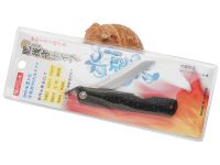 Складной нож Nagao Higonokami Water splash, 80мм, сталь Aogami, рукоять металл, черный