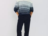 Джемпер с эффектом градиента, Синий