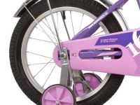 Детский велосипед Novatrack Vector 16, год 2022, цвет Серый