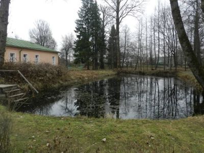 Парк с прудом, сер. XIX в.