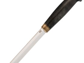 Нож Финка, сталь M390, рукоять микарта, черный