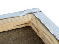 Холст на подрамнике грунтованный "Мастер-Класс", 30х30 см, 480 г, 100% лён, крупное зерно