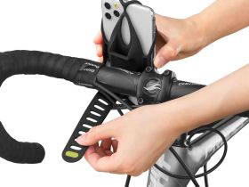 Универсальный держатель смартфона на руль Bone Bike Tie 4 4.7"- 7.2" (красный)