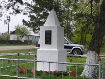 Обелиск в память участников гражданской войны, павших в борьбе с белогвардейцами и японскими интервентами