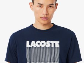 Мужская хлопковая футболка Lacoste