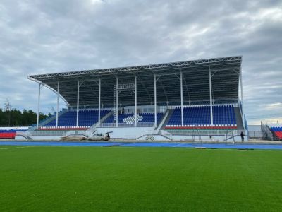 В Таттинском районе завершено строительство стадиона