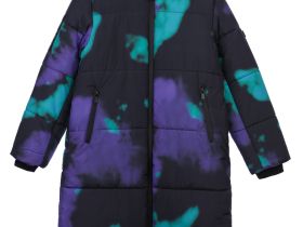 Пальто текстильное с полиуретановым покрытием для девочек