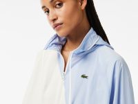 Женская объемная спортивная куртка Lacoste с капюшоном