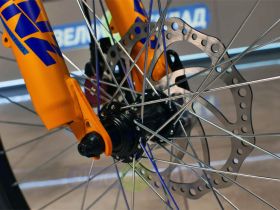 Велосипеды Двухподвесы Stark Jumper 27.1 FS D, год 2024, цвет Оранжевый-Синий, ростовка 18