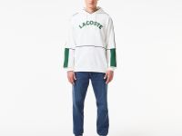 Мужская хлопковая толстовка Lacoste с капюшоном