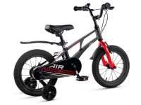 Детский велосипед Maxiscoo Air Стандарт Плюс 14, год 2025, цвет Черный