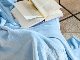 Плед Supersoft, голубой