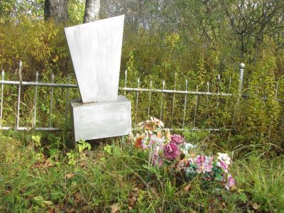 Обелиск установлен в честь Героя Советского Союза В.И. Суркова, повторившего подвиг А. Матросова