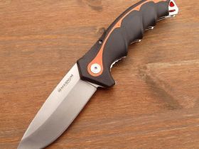 Складной нож Magnum Chainsaw Attendant Satin - Boker 01RY294, сталь 440B Satin, рукоять пластик/резина