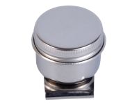 Масленка одинарная d-36 мм, h-28 мм, металлическая с закручивающейся крышкой, форма цилиндр