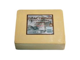 Пластилин скульптурный Гамма 500 г телесный мягкий