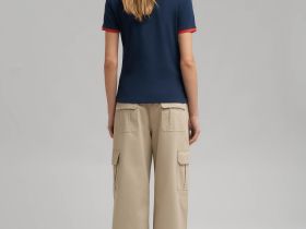 Футболка облегающего кроя из хлопкового джерси