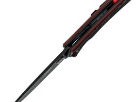 Складной нож НОКС Майор, сталь VG10, рукоять G10, черно-красный