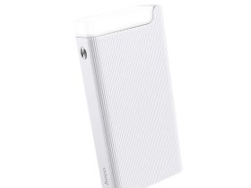 Универсальный внешний аккумулятор Hoco J62 Jove Table Lamp Power Bank 30000mAh 5V/2A индикатор, настольная лампа (белый)