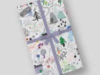 Бумага упаковочная двусторонняя "Путешествие" 50*70 см