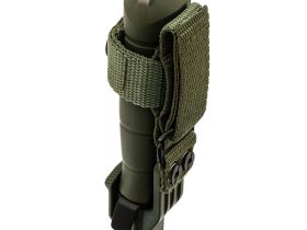 Тактический нож Kizlyar Supreme Vector Olive, сталь 420HC TW, рукоять кратон, хаки