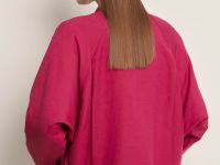 Жакет с добавлением льна и отложным воротником