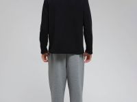 Толстовка-поло с накладным карманом