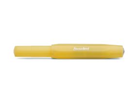 Ручка перьевая Kaweco CLASSIC FROSTED Sport M 0,9 мм, чернила синие, корпус банановый