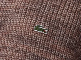 Женский шерстяной свитер Lacoste с высоким воротом