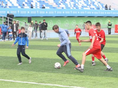 Андрей Аршавин забил свои первые голы на стадионе в Якутске
