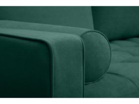 Диван угловой Плэнтис Велюр Зеленый