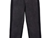 Брюки текстильные джинсовые утепленные флисом для мальчиков