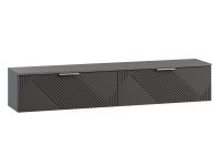 ТВ-тумба подвесная Шелтон 160x30 Графитовый