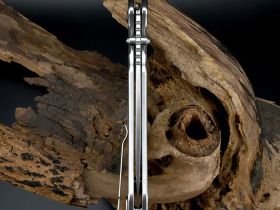 Складной нож CJRB Pyrite Large, сталь AR-RPM9, рукоять сталь