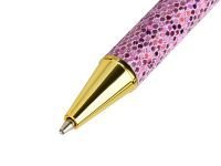 Ручка шариковая автоматическая MESHU "Pink shimmer" 1,0 мм, синяя