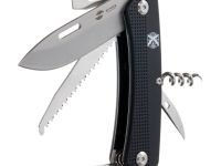 Нож перочинный Stinger 103 мм, 10 функций, черный, в блистере