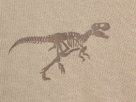 Худи с принтом для мальчиков, Бежевый