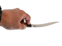 Нож Пескарь, сталь 65х13, рукоять береста/венге