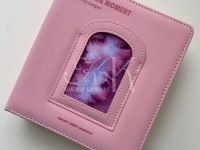 Альбом для фото и выкрасок Languo, 16х14,5х4,5 см, розовый