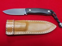 Нож с фиксированным клинком LionSteel M1 GBK, сталь M390, рукоять G10, черный