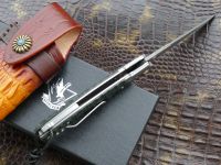 Складной нож Steelclaw Бот, сталь VG-10/дамаск, рукоять G10