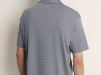 Поло прямого силуэта в полоску