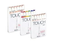 Набор маркеров Touch Twin BRUSH 6 цв, основные тона