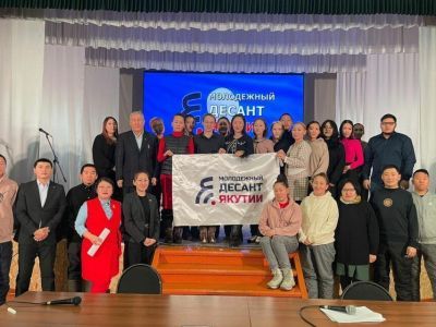 Молодежный десант работает в Абыйском районе Якутии