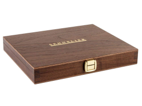 Набор акварели Sennelier "Artists" Deluxe в полукюветах, 24 цвета, аксессуары, деревянная коробка