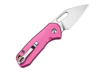 Складной нож CJRB J1933-PK Mini Pyrite, сталь AR-RPM9, рукоять розовый алюминий