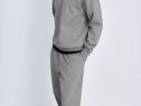 Толстовка на молнии с воротником-стойкой