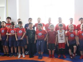 В Мархинской школе № 1 открыли зал для спортивной борьбы