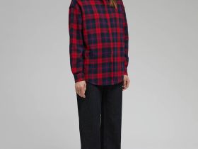 Рубашка оверсайз из хлопковой фланели